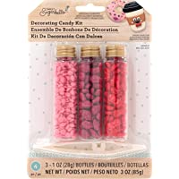 Sweet Sugarbelle Candy Sprinkles Kit-Cheeks- Lips- Bow DECORATG KT AC CHK-LP-Arco- Mejillas-Labios-Arcos- Talla única